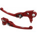 MX STYLE LEVER SET RED `17-20 FLH/FLT