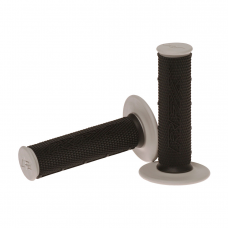 DUAL COMPOUND GRIPS GREY WITH BLACK CENTER DUAL COMPOUND GRIPS GREY WITH BLACK CENTER