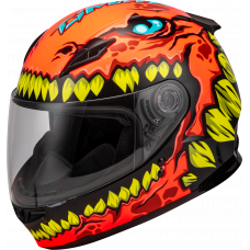 YOUTH GM-49Y DRAX HELMET ORANGE YL