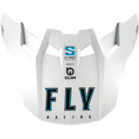 FORMULA S CARBON SOLID VISOR WHITE YL/SM