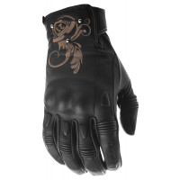 WOMEN'S BLACK IVY GLOVES BLACK SM