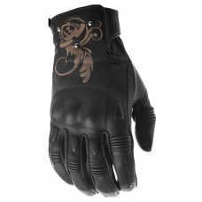 WOMEN'S BLACK IVY GLOVES BLACK 2X
