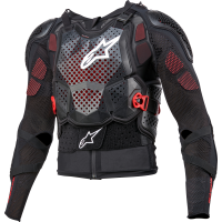 BIONIC TECH V3 PROTECTION JACKET BLK/WHT/RED 2X