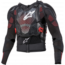 BIONIC TECH V3 PROTECTION JACKET BLK/WHT/RED 2X