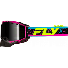 ZONE SNOW GOGGLE PINK/BLK W/PINK MIRROR/ROSE LENS