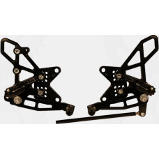 REAR SET COMPLETE BLK KAW
