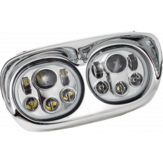 LED HEADLIGHT CHR/CHR HALO FLTR `98-13 LED HEADLIGHT CHR/CHR HALO FLTR `98-13