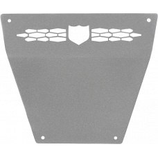 FRONT RACE SKID PLATE SPARKLE SILVER METALLIC POL