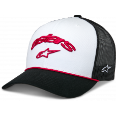AGREE TRUCKER HAT WHITE/BLACK