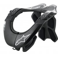 BNS TECH-2 NECK SUPPORT BLACK/COOL GREY XS-MD BNS TECH-2 NECK SUPPORT BLACK/COOL GREY XS-MD
