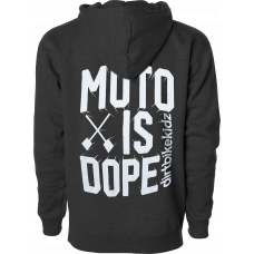 MOTO IS DOPE YOUTH HOODIE CHARCOAL HEATHER YL