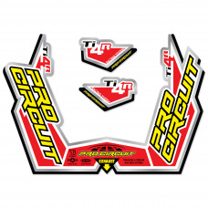 TI-4R STICKER KIT REPLACEMENT MUFFLER STICKERS TI-4R STICKER KIT REPLACEMENT MUFFLER STICKERS