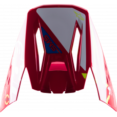 S-M5 ACTION VISOR RED/WHITE/YELLOW