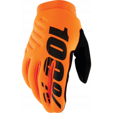 BRISKER YOUTH GLOVES FLUO ORANGE/BLACK MD