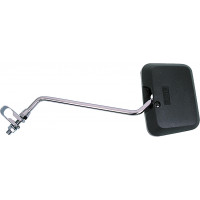 SQUARE CLAMP-ON MIRROR BLACK 10