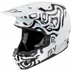 YOUTH FORMULA S CARBON ABYSS HELMET WHITE/BLACK YL