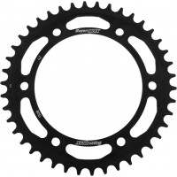 REAR SPROCKET STEEL 42T-520 BLK HON