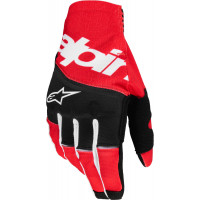 TECHSTAR GLOVES BLACK/BRIGHT RED 2X