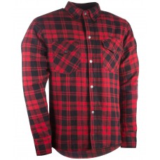 MARKSMAN FLANNEL BLACK/RED SM