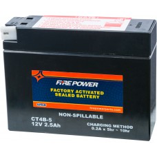 BATTERY CT4B-5 SEALED FACTORY ACTIVATED