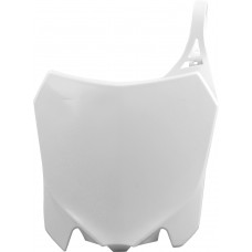 FRONT NUMBER PLATE WHITE