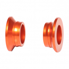 REAR WHEEL SPACERS ORANGE KTM/HUSQ/GAS REAR WHEEL SPACERS ORANGE KTM/HUSQ/GAS