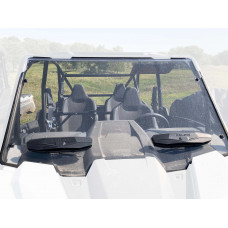 POLY FRONT WINDSHIELD FULL FIXED VENTED POL