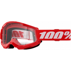 STRATA 2 GOGGLE RED CLEAR LENS