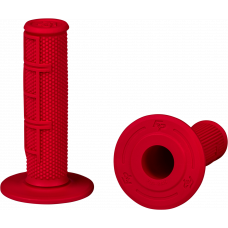 CONTROL MX STANDARD GRIPS RED HALF WAFFLE