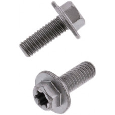 EURO TORX LARGE FLANGE BOLT 6X.1.0X15MM 10/PK