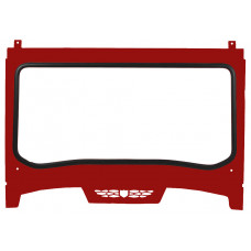 ASYLUM FRONT WINDSHIELD W/PCKT PERFORMANCE RED