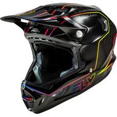 YTH WERX-R FLOW CARBON HLMT BLACK CARBON/BLACK/MULTI YL