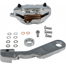 4 PIST REAR CALIPER KIT CHROME 25MM FLT 08-UP