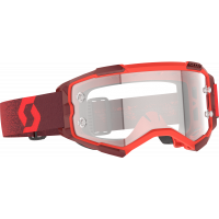 FURY GOGGLE RED CLEAR WORKS
