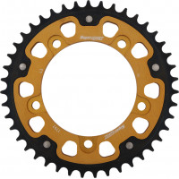 REAR STEALTH SPROCKET ALU/STL 43T-525 GLD SUZ/TRI