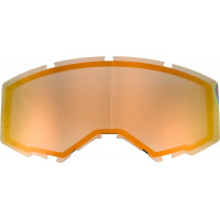 DUAL LENS W/O VENTS ADULT ORANGE MIRROR/SMOKE
