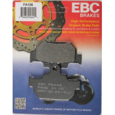 BRAKE PADS FA106 ORGANIC