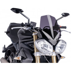 WINDSCREEN NAKED NEW GEN DARK SMOKE TRI