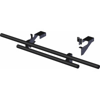 REAR BUMPER BLACK POL