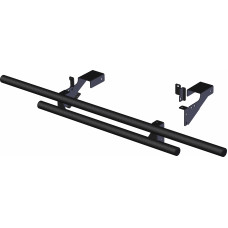 REAR BUMPER BLACK POL