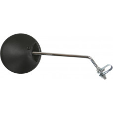 ROUND CLAMP-ON MIRROR BLACK 10