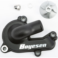 WATERPUMP COVER & IMPELLER KIT BLACK