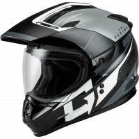 GM-11 DECIMA HELMET BLACK/GREY/WHITE 2X GM-11 DECIMA HELMET BLACK/GREY/WHITE 2X