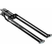 SPRINGER FORK TAPERED LEG +8 BLACK
