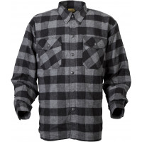 COVERT MOTO FLANNEL BLACK/GREY 2X COVERT MOTO FLANNEL BLACK/GREY 2X