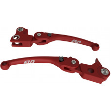MX STYLE LEVER SET RED `17-20 FLH/FLT