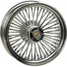 RR 48-SPK CHROME 16X5.5CUSH DR WIDE HUB 25MM ABS 00 LTR