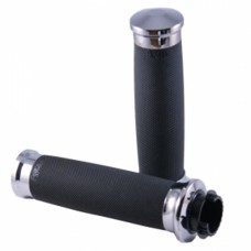 CUSTOM CONTOUR GRIPS CHROME CUSTOM CONTOUR GRIPS CHROME