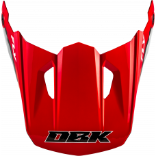 KINETIC DBK HELMET VISOR RED/BLACK/GREY MD/LG