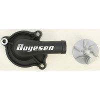 WATERPUMP COVER & IMPELLER KIT BLACK